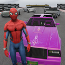 蜘蛛侠驾驶赛车